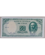 Чили 50 песо 1960 UNC арт. 1933